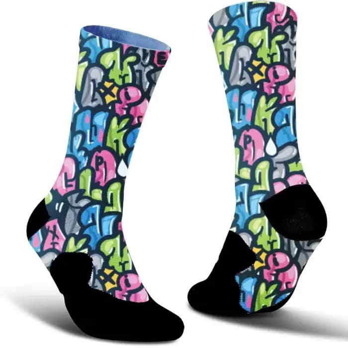 L'indispensable pour les passionnés de cyclisme ! Chaussettes anti-transpiration et durables avec des motifs mignons et originaux pour une tenue plus éblouissante.