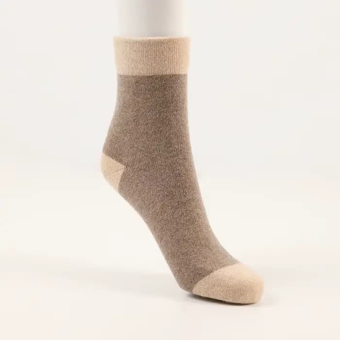 Chaussettes mi-mollet en cachemire pour hommes et femmes