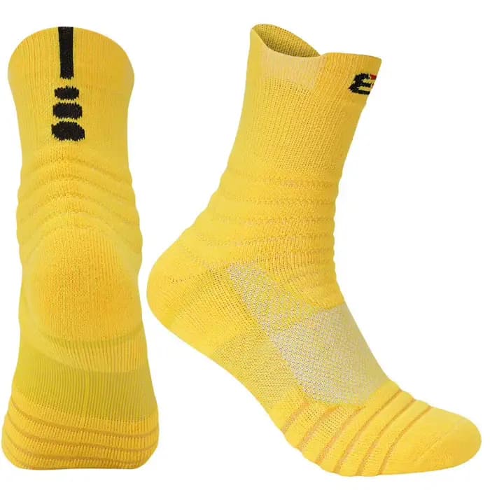 Chaussettes de compression athlétiques pour hommes et garçons, chaussettes de basket-ball en plein air, performance professionnelle, sports d'élite, fitness, course à pied, cyclisme