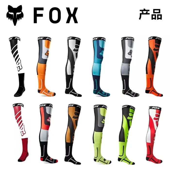 Chaussettes de cyclisme originales FOX MTB MX ATV chaussettes de sport respirantes adaptées à la course à pied en montagne, motocross moto en plein air