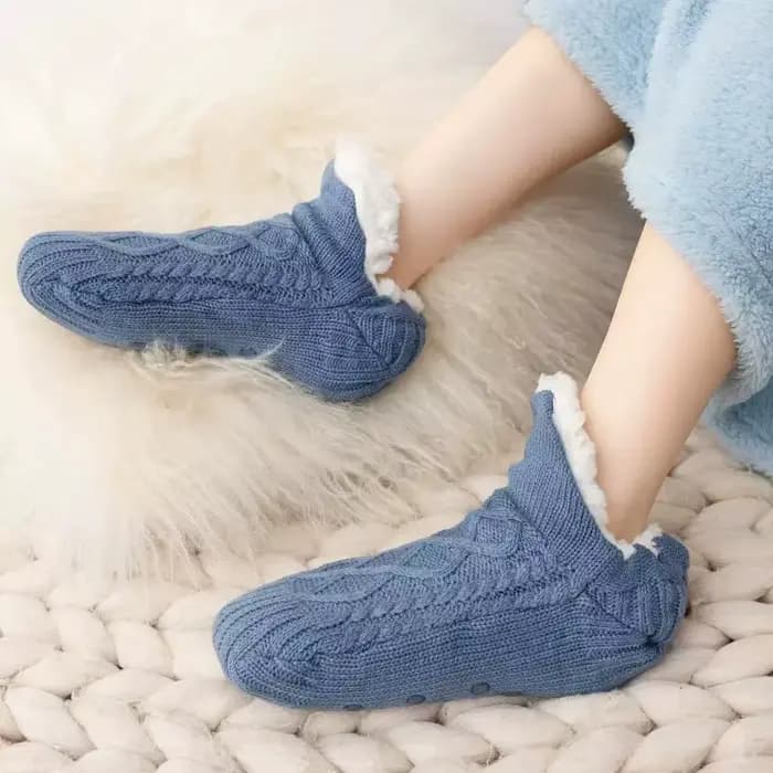 Chaussettes d'hiver épaisses pour femmes, chaussettes à enfiler, confortables et chaudes. Saison de rentrée scolaire, Noël, Nouvel An.