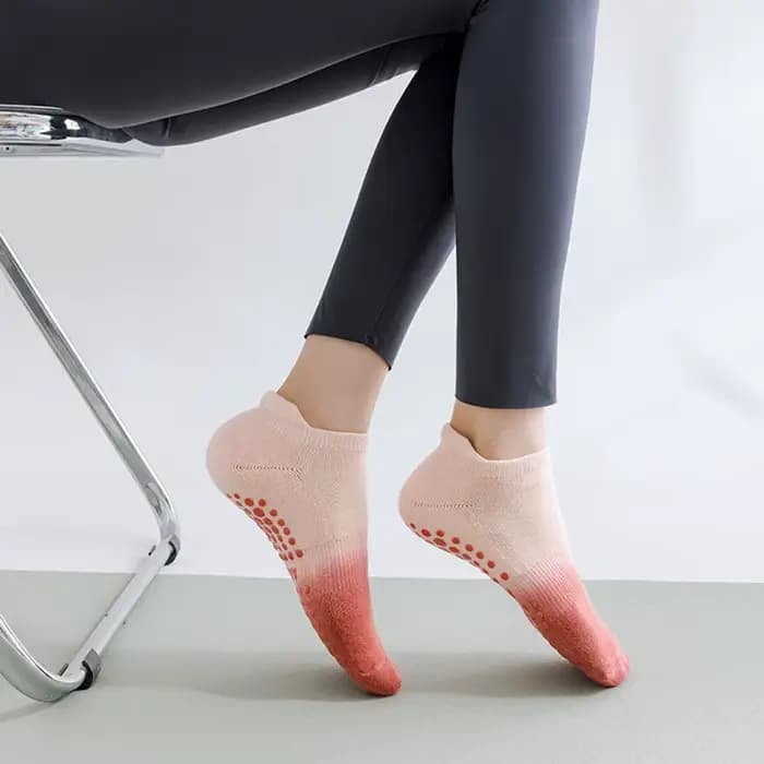Chaussettes de Yoga en coton dégradé pour femmes