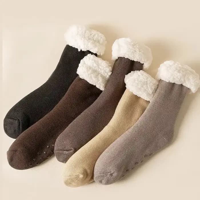 Chaussettes de neige antidérapantes en Silicone