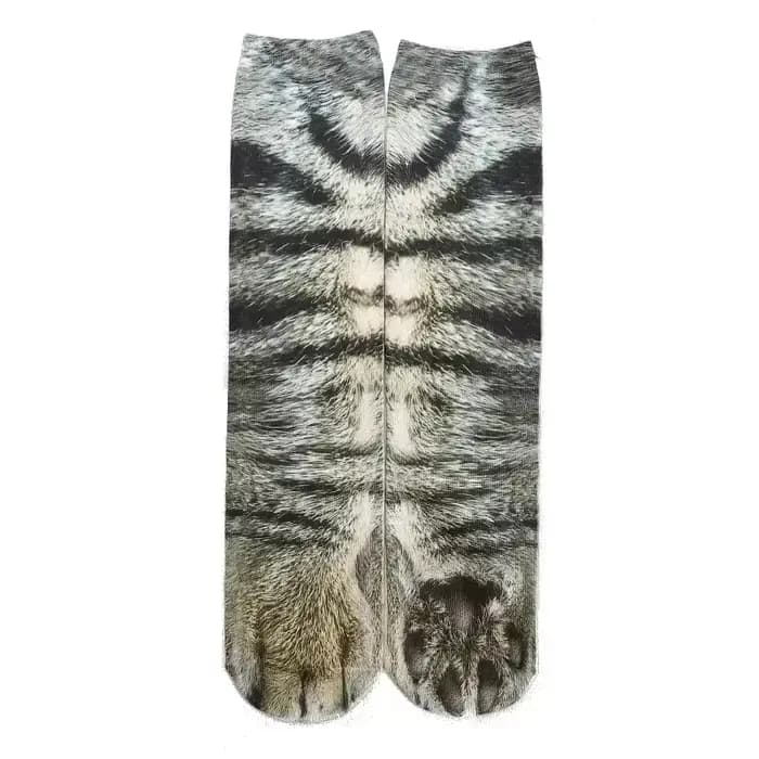 Nouveau drôle léopard tigre coton chaussettes pour femmes heureux Animal Kawaii unisexe chat
