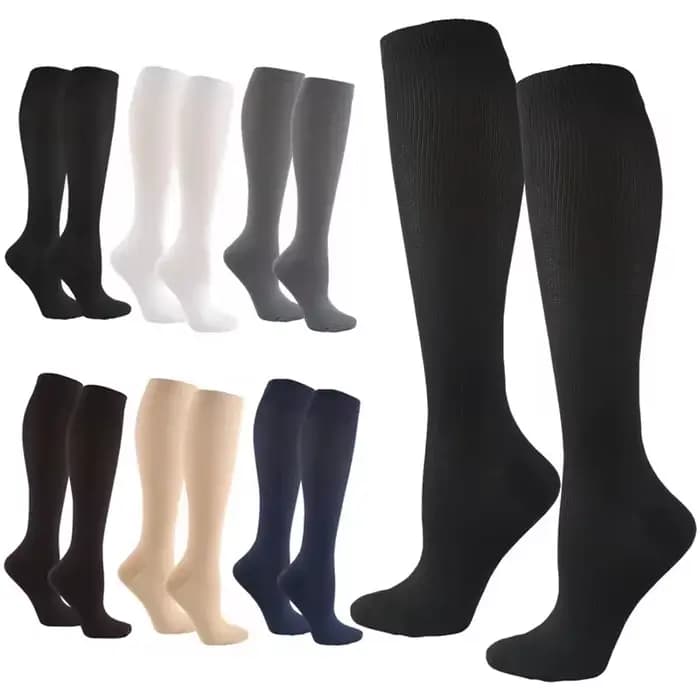 1 paire de chaussettes de compression pour varices