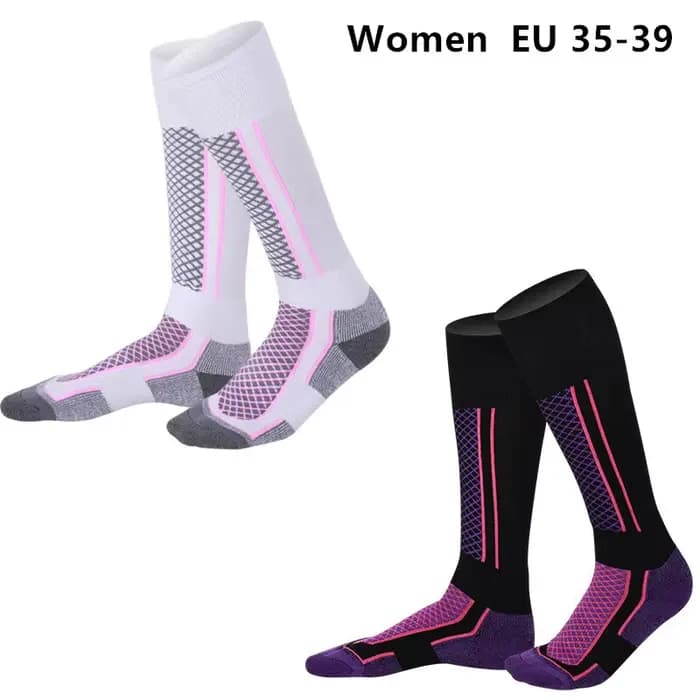 Chaussettes thermiques à haute élasticité pour hommes et femmes