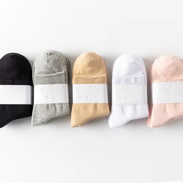 5 paires de chaussettes diabétiques non compressives pour femmes