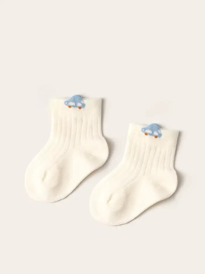 Chaussettes pour bébé en pur coton