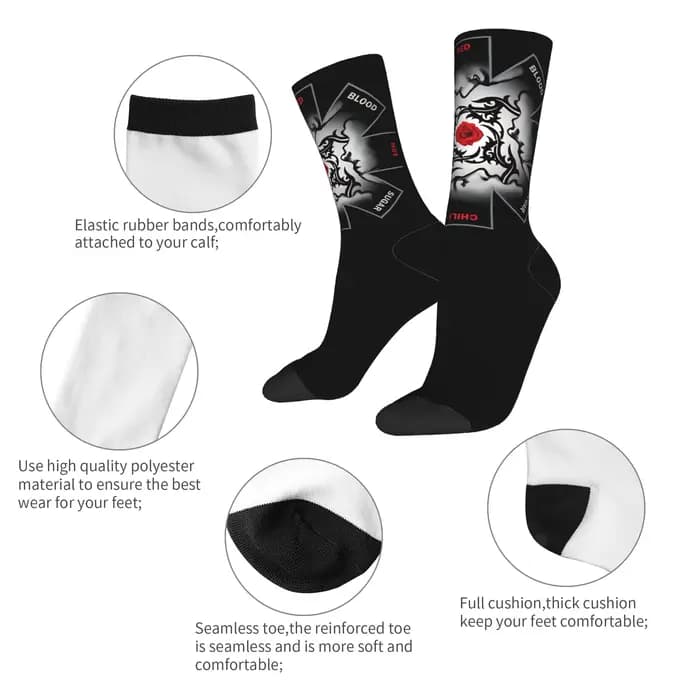 Chaussettes RHCP Red Hot Chili Peppers