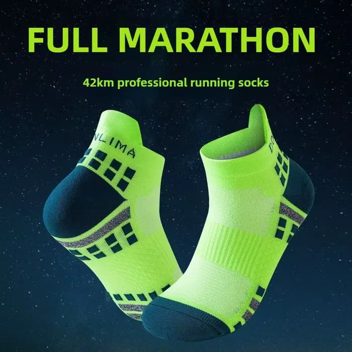 WRELS Chaussettes de sport courtes antidérapantes