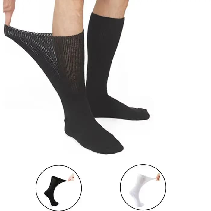 Chaussettes pour femmes diabétiques au dessus du mollet