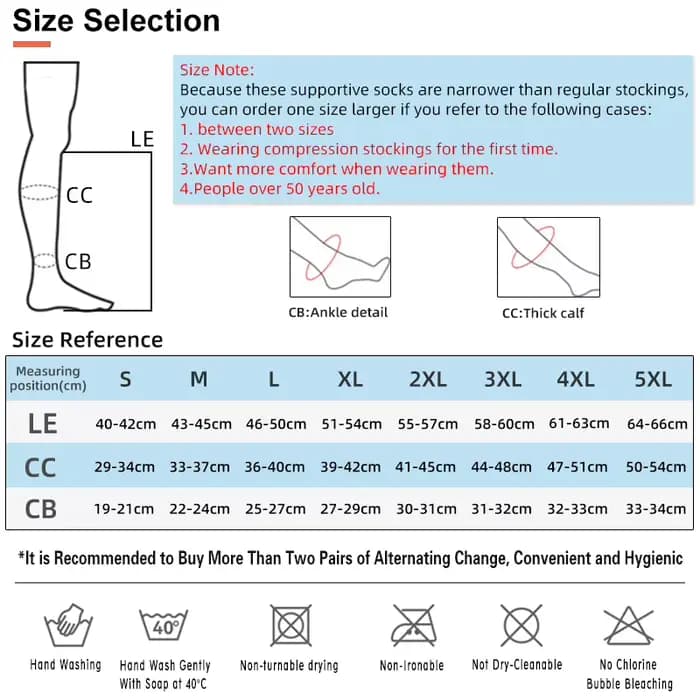 Hh 20-30mmHg chaussettes à manches de Compression médicale pour femmes hommes sport course pression Grade 2 varices mollet chaussettes bas