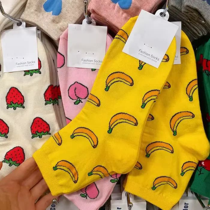 Chaussettes créatives drôles en coton pour femmes