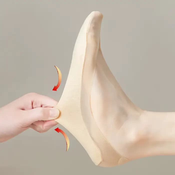 5 paires/lot femme chaussettes nouvel été ultra-mince couleur unie Invisible sans spectacle