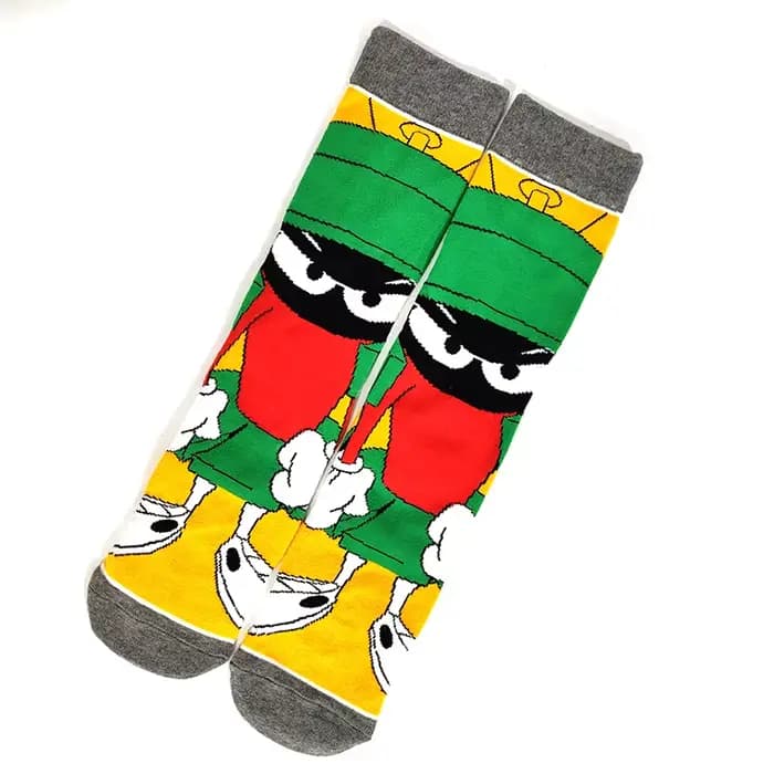 Chaussettes pour hommes tendance, motif amusant de vélo, pizza, basket-ball