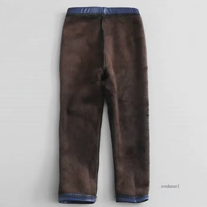 Pantalon en cuir Smile pour tout-petits filles