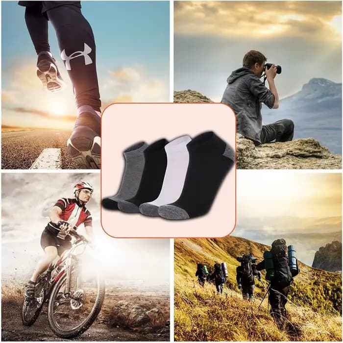 10 paires de chaussettes de course de sport pour hommes de haute qualité pour le printemps et l'été loisirs de plein air et chaussettes courtes respirantes