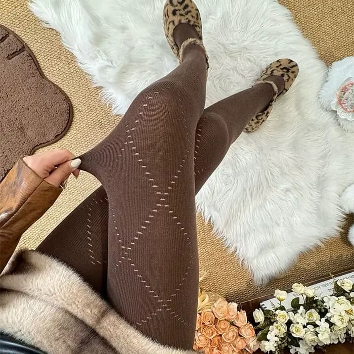 2025 automne hiver collants de base femmes 100D taille haute élastique mince Opaque bas
