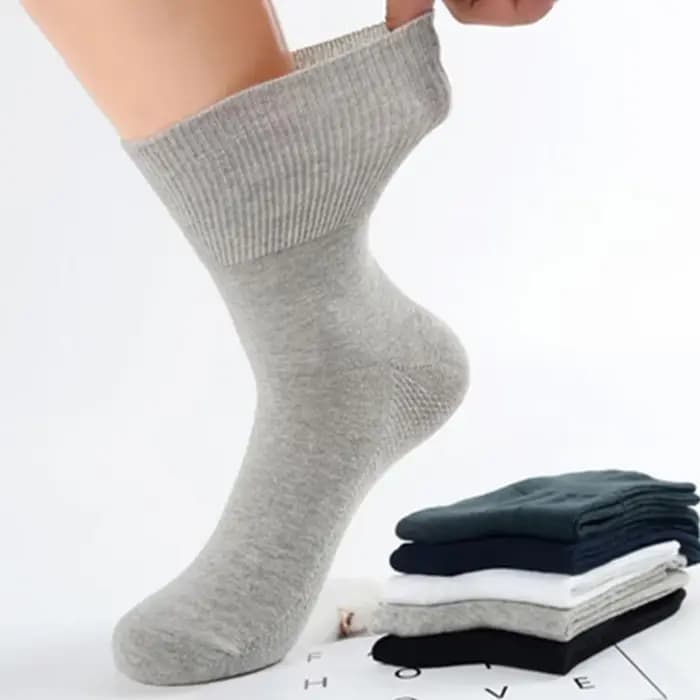 4 paires/lot chaussettes pour diabétiques prévenir les varices