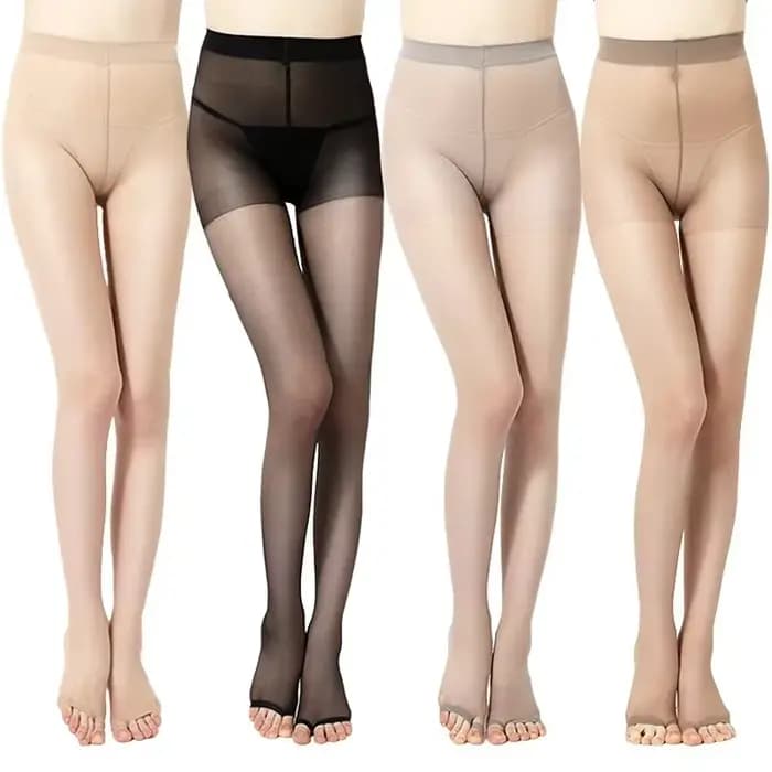 Collants Sexy pour femmes, sans orteils, en Nylon, sans couture, bas hauts de cuisse, élastiques et respirants, noirs, été