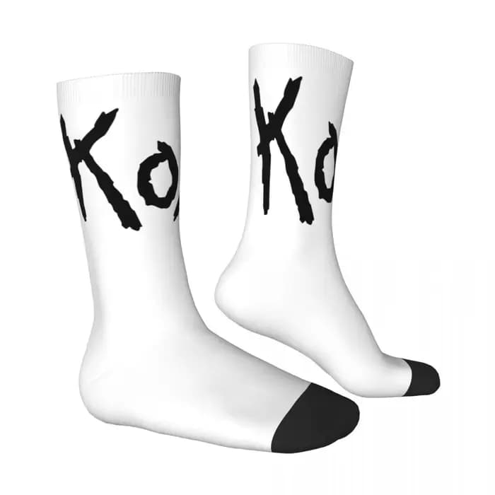 Chaussettes pour hommes Korn Band Harajuku musique Rock bas hiver rétro