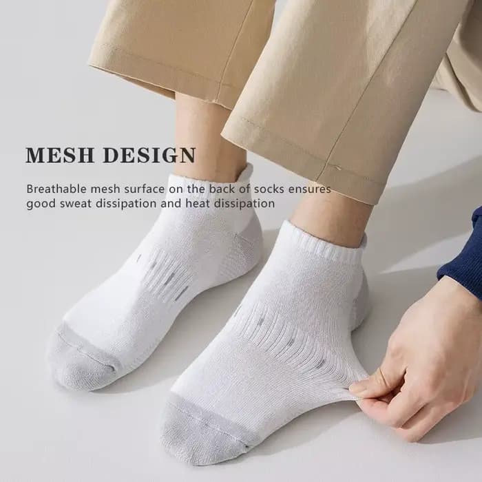 3 paires/lot hommes sport chaussette ensemble respirant déodorant Baketball chaussettes de course mode No Show Fitness