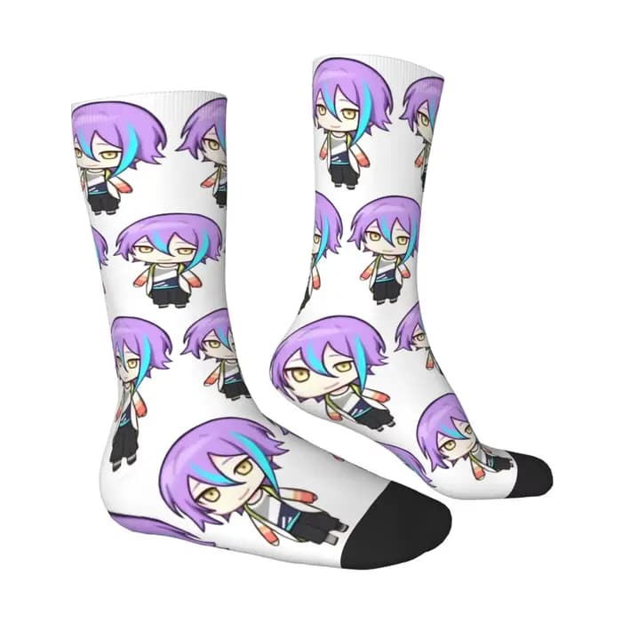 Projet Sekai Rui Kamishiro Anime jeu chaussettes Harajuku bas automne anti-dérapant unisexe hommes