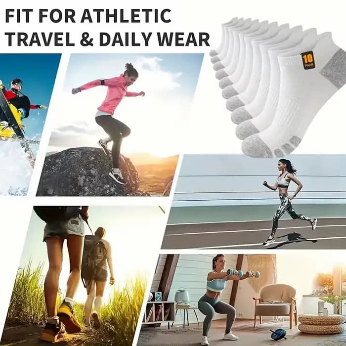 10 paires de chaussettes de sport pour hommes