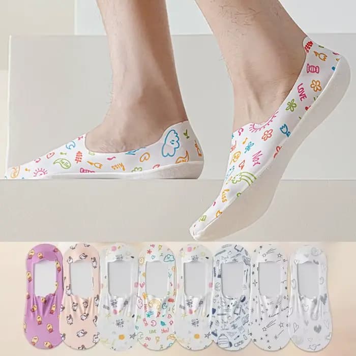 Chaussettes invisibles antidérapantes pour hommes