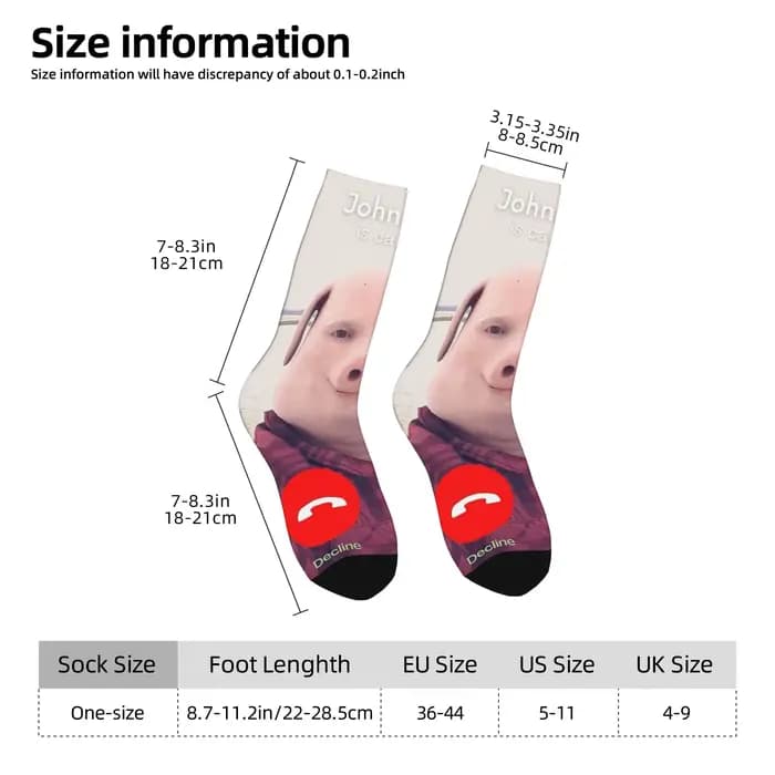 Chaussettes fantaisie John Pork