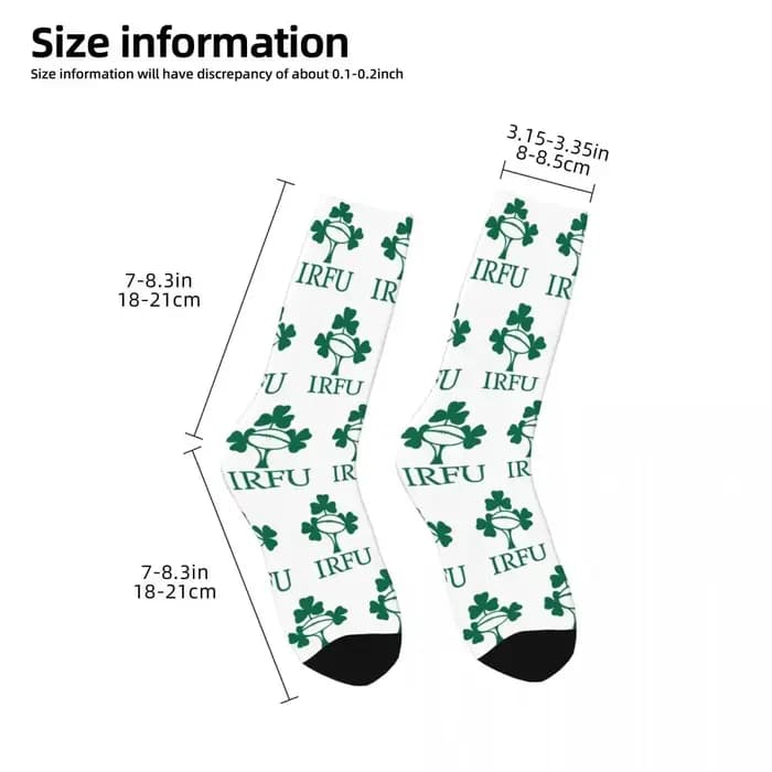 Chaussettes Harajuku de l'équipe de rugby d'Irlande