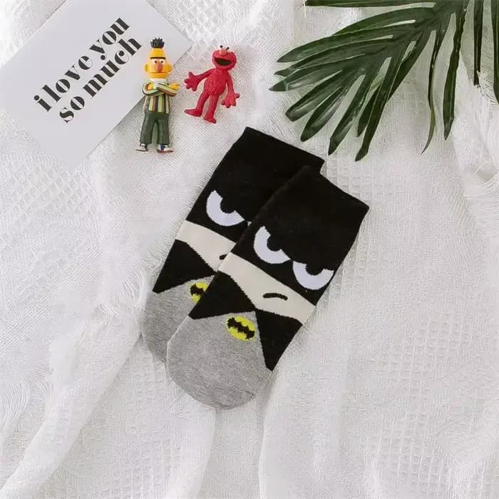 Chaussettes courtes unisexes de dessin animé Ninja pour femmes, chaussettes de rinçage Hip Hop, nouveauté, Harajuku, 34-39