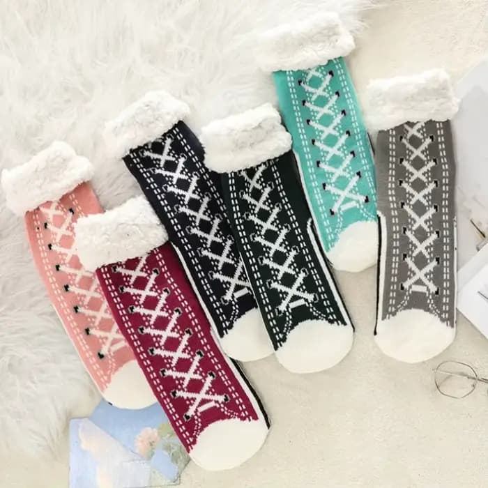 Chaussette thermique moelleuse pour femmes