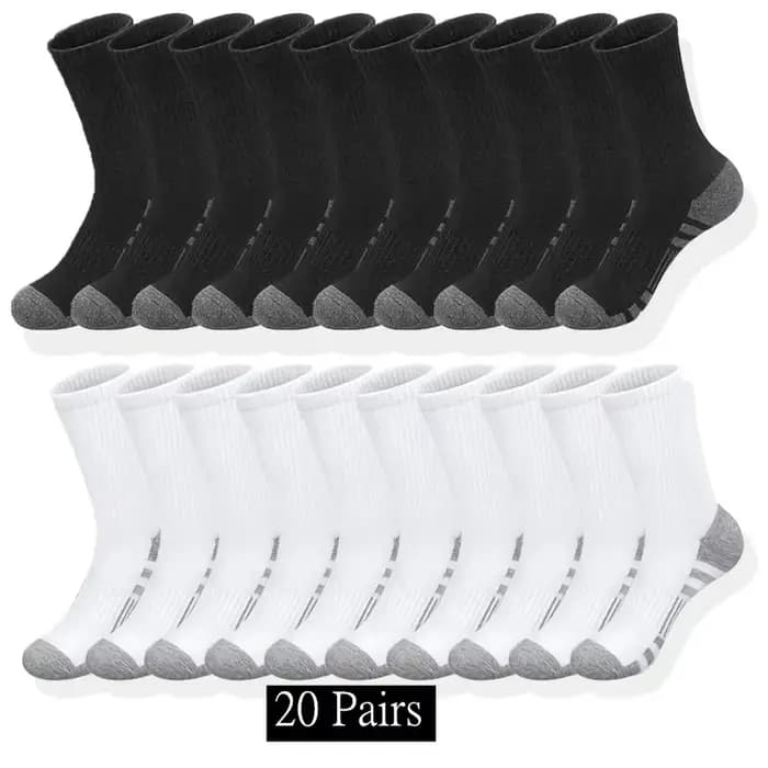 10/20/30 paires de chaussettes classiques pour hommes