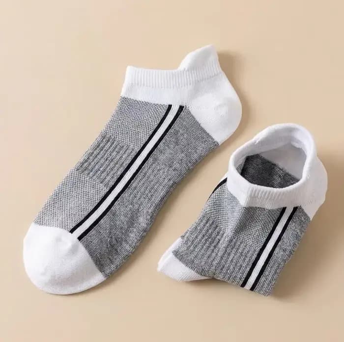 8 paires aléatoires de chaussettes courtes bi-hebdomadaires pour hommes et femmes