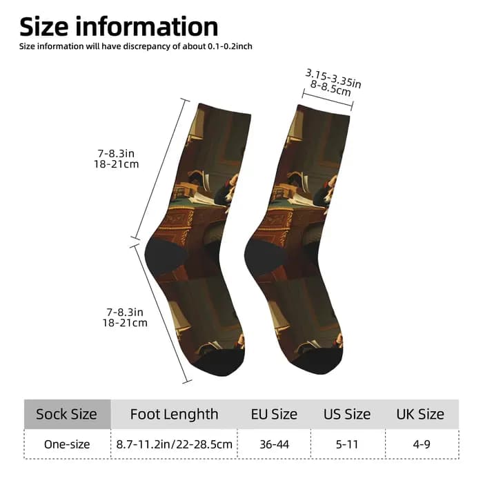 Napoléon Bonaparte chaussettes automne bas décontracté unisexe hommes