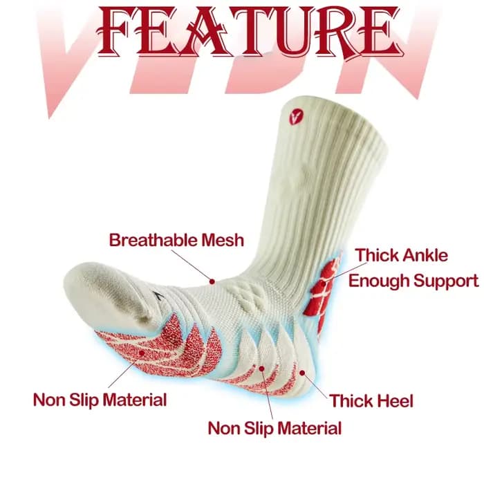Chaussettes de basket-ball coordonnantes pour hommes