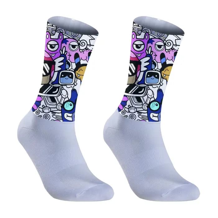 Chaussettes de sport professionnelles pour vélo de route et VTT