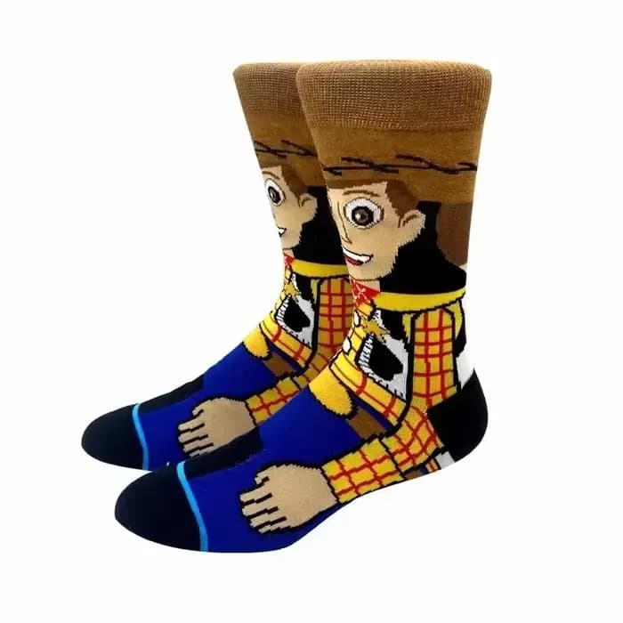 5 paires de chaussettes pour hommes et femmes, amusantes, originales, à thème animation, cosplay, hip hop, longues, tendance, cadeau de Noël original et bizarre