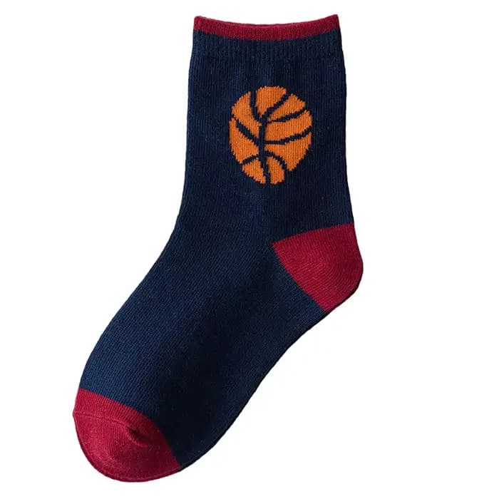 5 paires enfants garçons pur coton chaussettes