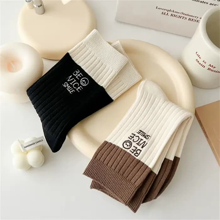Chaussettes en molleton de coton doux pour femmes