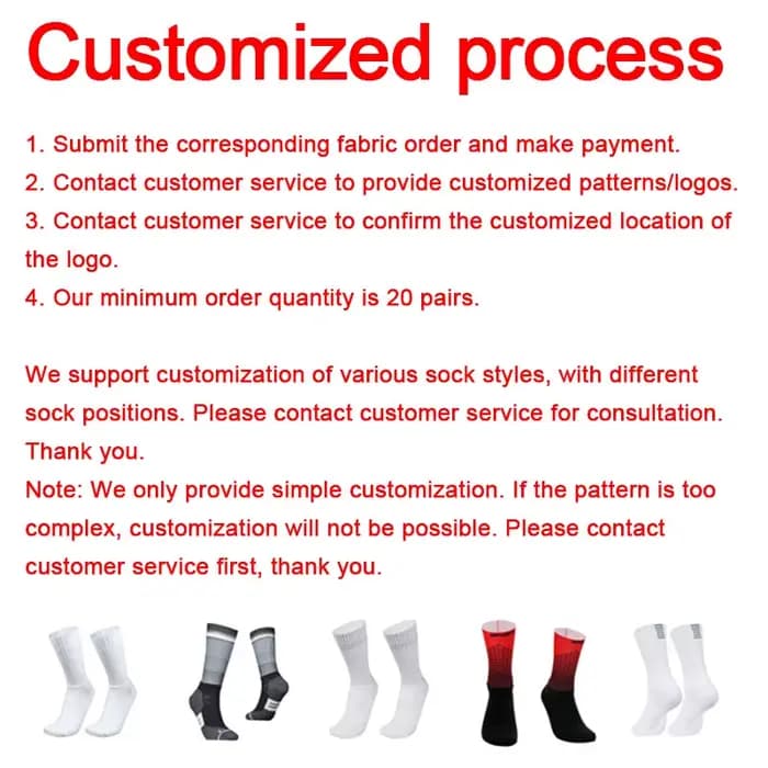 Nouvelles chaussettes de cyclisme personnalisées 2026 pour hommes