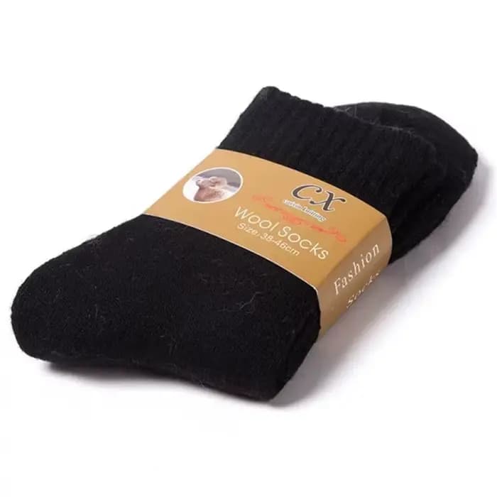 3 paires/lot nouveau grande taille hommes chaussettes laine hiver épais chaud hiver hommes Simple couleur unie extra épais éponge serviette chaussettes 2020