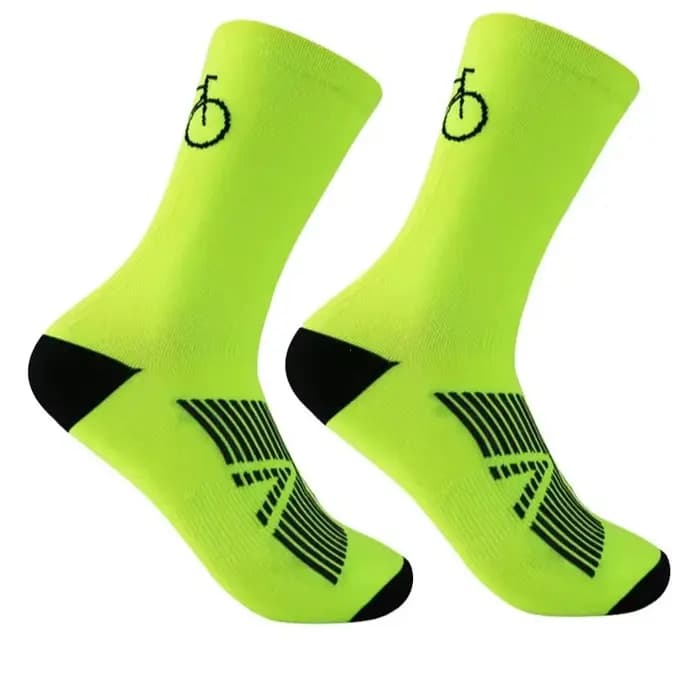 Chaussettes de sport de marque professionnelle de haute qualité, respirantes, pour le cyclisme sur route, pour hommes et femmes, chaussettes de course pour sports de plein air