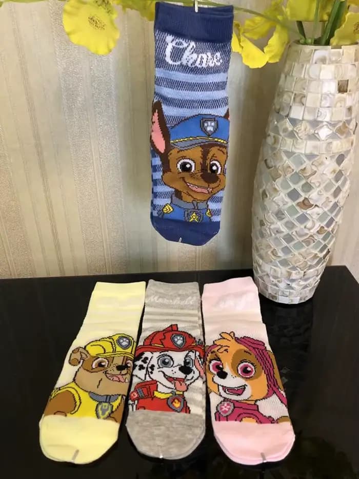 Véritable patte PATROL filles été maille chaussette coton bébé chaussettes courtes 1-2 paires enfant en bas âge garçons