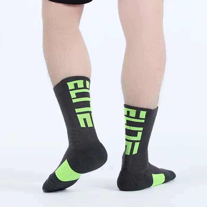 Chaussettes de sport athlétiques d'élite en nylon