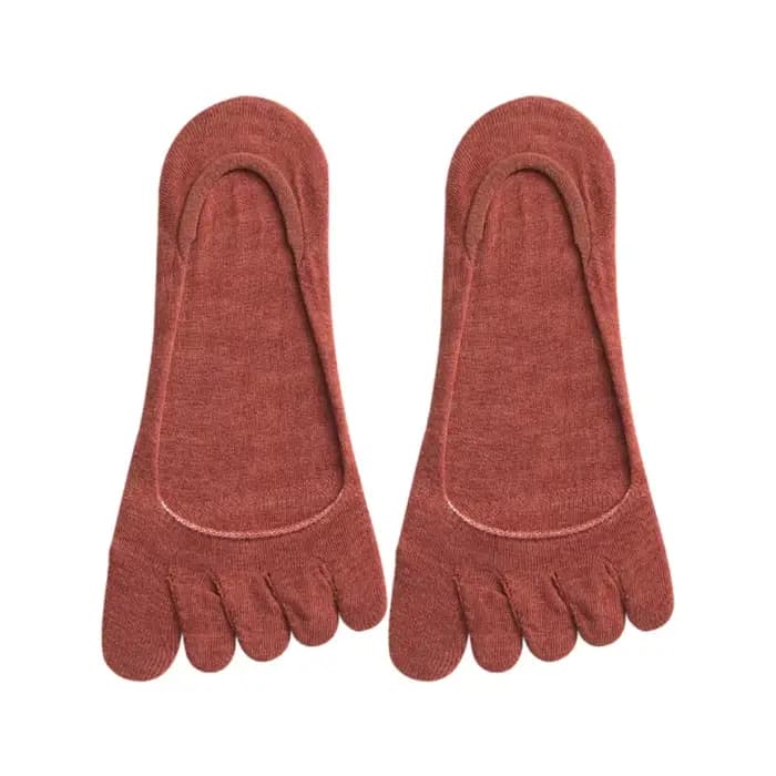Chaussettes à orteils invisibles en Silicone