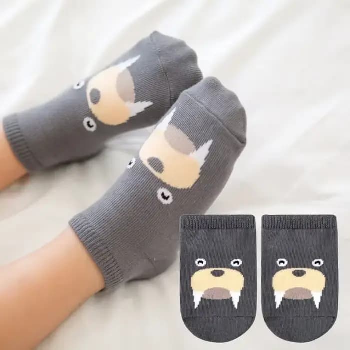 Chaussettes Courtes en Coton à Imprimé Non-ALD pour Garçon et Fille
