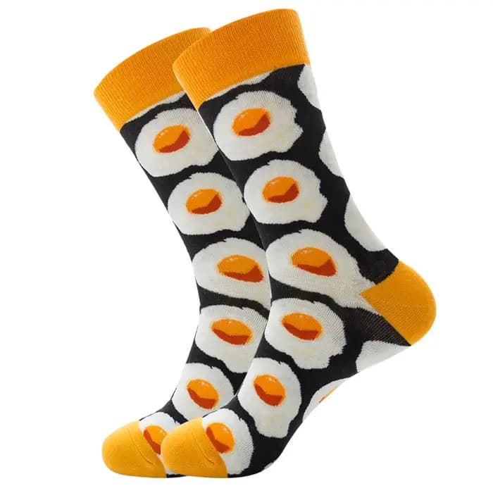 Nouveau INS bière maïs hommes et femmes chaussettes pastèque hot dog sushi marée