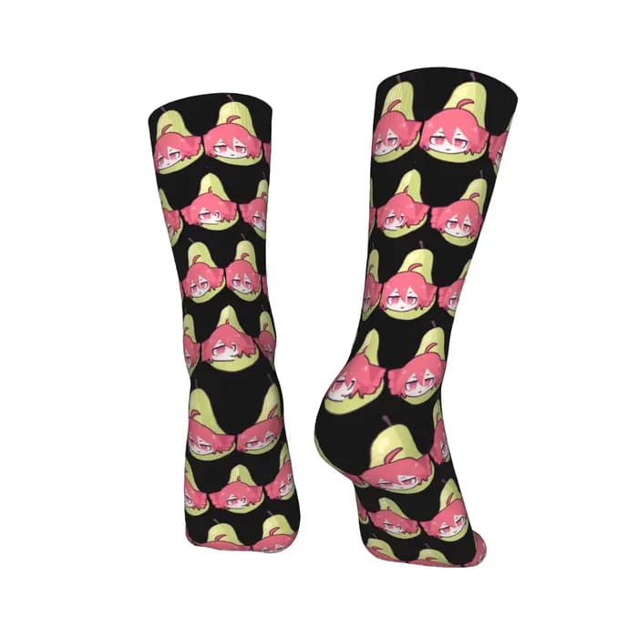 Pearto Kasane Teto populaire chanteur virtuel bas graphique élégant chaussettes automne anti-dérapant